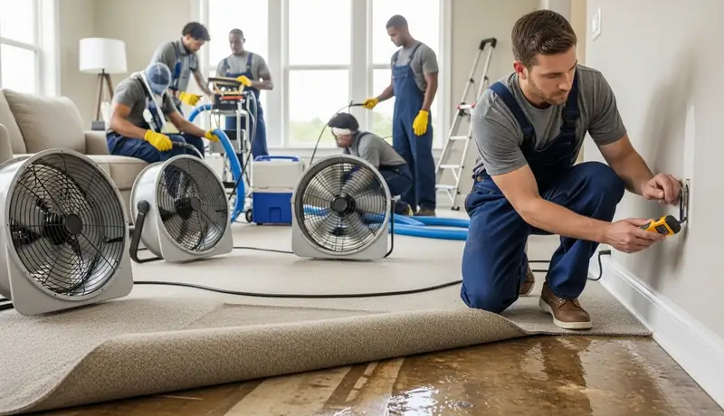 Emergency Water Damage Cleanup After Burst Pipe in Florence Graham, CA in Florence Graham, CA